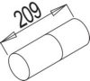DINEX 80156 Exhaust Pipe